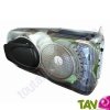 Radio Torche Freeplay Eye Max Led AM/FM � manivelle et � �nergie solaire Cristal Bleu USB