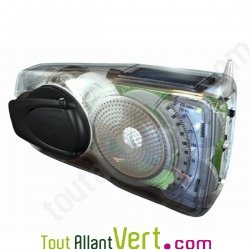 Radio Torche Freeplay Eye Max Led AM/FM � manivelle et � �nergie solaire