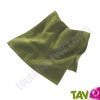 Serviette mains 30x50cm vert en �ponge 100% coton bio