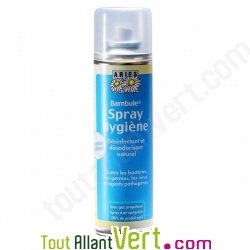 Spray hygi�ne d�sinfectant et d�sodorisant, solution naturelle 200ml