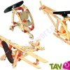 Kit 3 jeux de construction bois �nergie solaire