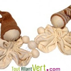 Hochet b�b� en coton bio