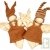 Doudou � c�liner marionnette en coton bio