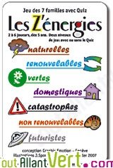 Jeu de 7 Familles les Zenergies avec Quiz