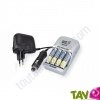 Kit maxE chargeur de piles + piles rechargeables NiMH MaxE 2xLR3 + 4xLR6