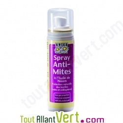 Spray Anti-Mites Textiles, protection naturelle 50ml