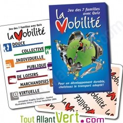 Jeu de 7 Familles recycl�: La mobilit� durable