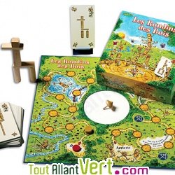 Jeu Rondins des bois: solidarit�, rigolo, en h�tre naturel