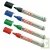 4 marqueurs recycl�s et rechargeables pour tableaux blancs, Edding 28