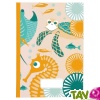 TOUT ALLANT VERT: Cahier lign Recycl, Animaux de la Mer 15x21cm