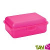 TOUT ALLANT VERT: Boite  gouter enfant Rose rigide cologique sans BPA rose