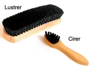 brosse à cirer et à reluire