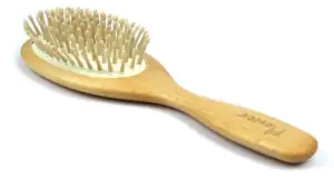 Brosse ovale picot bois