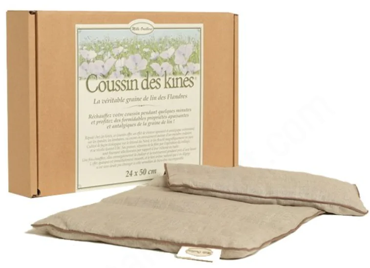 Coussin des kinés en lin des Flandres, de Mille Oreillers