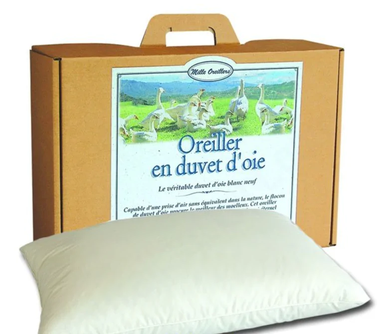 Oreiller en duvet d'oie de Mille Oreillers