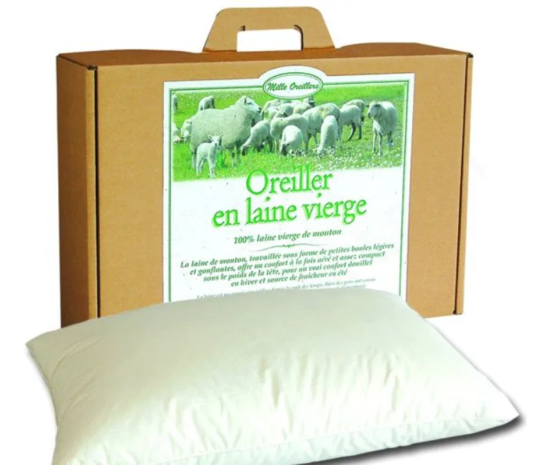 Oreiller en laine vierge de Mille Oreillers