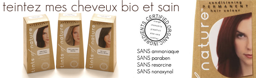 Teintures cheveux bios Teintures cheveux bios