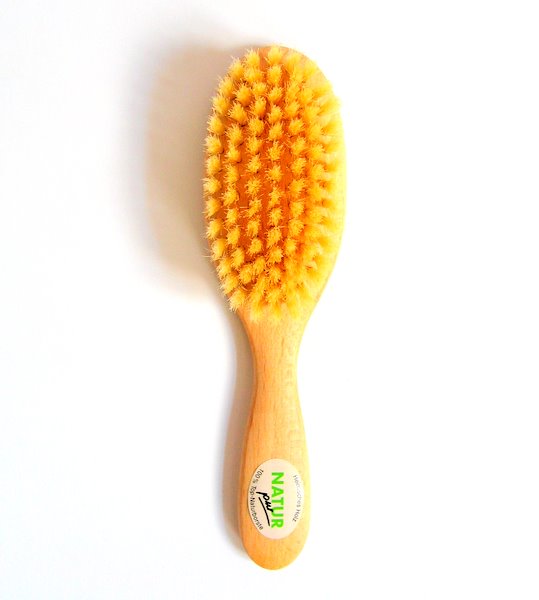 Brosse enfant en soie naturelle et en bois