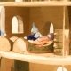 Petite Maison d\'elfs en bois  35x30x40cm