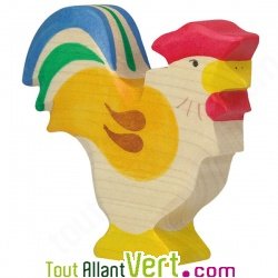 Coq en bois 7,5 cm
