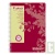 Cahier � spirale recycl� lign� A4 180p Rouge Forever