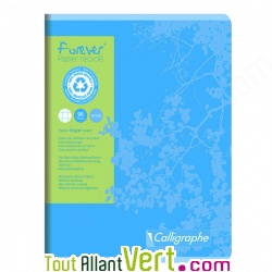Cahier recycl� Petits carreaux 5x5 96p Forever 70g