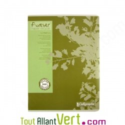 Cahier recycl� Petits carreaux 5x5 96p Forever 70g