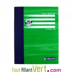 Cahier essai brouillon recycl� Clairefontaine Seyes 17x22cm