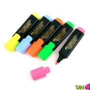 Feutre surligneur fluo de couleur rechargeable