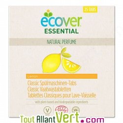 Tablette lave-vaisselle �cologique, 25 tablettes, Ecover