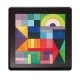 Puzzle magn�tique cr�atif Mandala multicolore