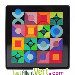 Puzzle magn�tique cr�atif Mandala multicolore