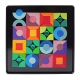 Puzzle magn�tique cr�atif Mandala multicolore