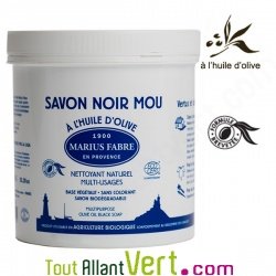 Savon Noir Mou � l\'Huile d\'Olive Pot 1kg multi-usages