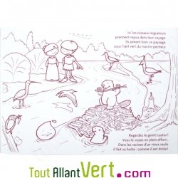 Cahier � colorier Thierry et Maguelonne en papier recycl�