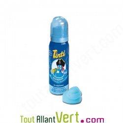 Savon spray mousse de bain pour peau et cheveux enfant, bleu, 75 ml