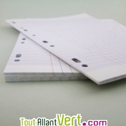 Copies doubles recycles Grand carreaux 90g, lot de 50 Oxford