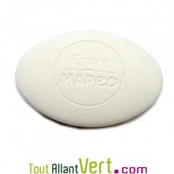 Gomme blanche ovale Maped Epure en caoutchouc