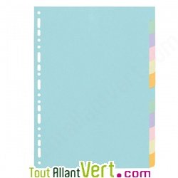 Intercalaires carton recycl� 180g