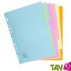 Intercalaires carton recycl� 6 onglets A4