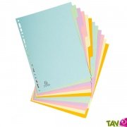 Intercalaires carton recycl� 12 onglets