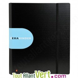 Organiseur mobile Classeur 4 anneaux A4 EXABINDER avec bloc-notes et �lastique recycl�