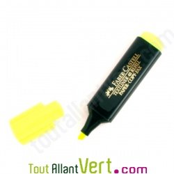 Feutre surligneur fluo Jaune rechargeable