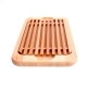 Planche � pain en bois de h�tre  40x23.5x3.5cm avec ramasse-miettes
