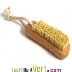 Brosse  ongle, fibres vgtales et bois de htre, 10 cm