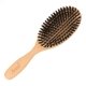 Brosse cheveux en bois, poils naturel de sanglier