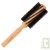 Brosse cheveux ronde en bois, poils naturel de sanglier