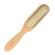 Brosse cheveux en bois, picots en bois