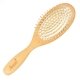 Brosse cheveux en bois, picots en bois