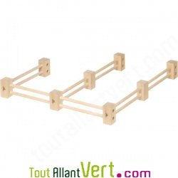 Barri�re en bois pour animaux de ferme 6x20 cm